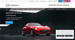 Desktop Screenshot of coventryandleamington-mazda.co.uk